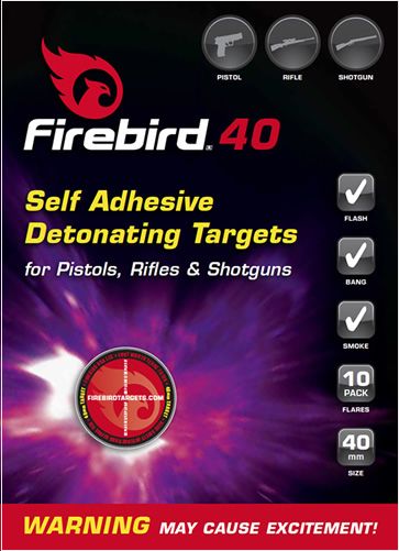 FIREBIRD REACTIVE 40MM TARGETS - PACK OF 10